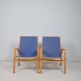 Set of Danish seats designed by Finn Østergaard for Kvist Møbler, 1970s