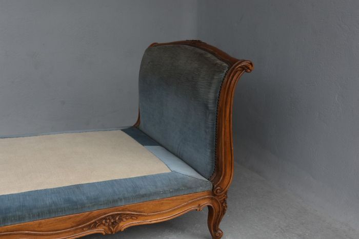 St. Louis XV-style walnut sofa late 19th century