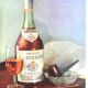 Cognac Polignac and pipe vintage original advertising poster 1950s