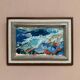 Oil on panel original Swedish - "Landscape" by Greta Liljeblad - Signed - vintage and framed - 30 × 22 cm (11.8" × 8.7")