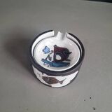 Ensemble de cendriers individuels vintage en céramique