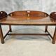Vintage mahogany butler coffee table 90 x 145 cm