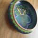 Ancient cloisonné enamel brush rinsing bowl from China.