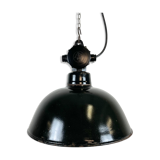 East German Enamel Factory Light By Lbd Veb Leuchtenbau Dresden, 1950s