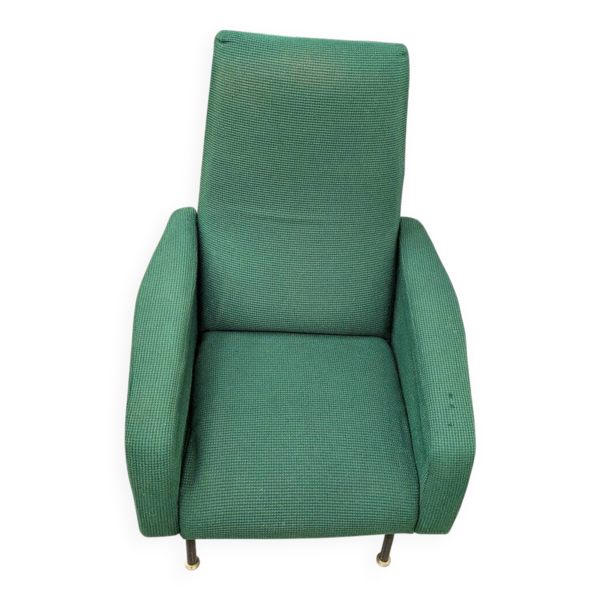 Vintage green modernist armchair