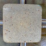 Lot of 5 square plates gres pyrite Pierre Digan La Borne