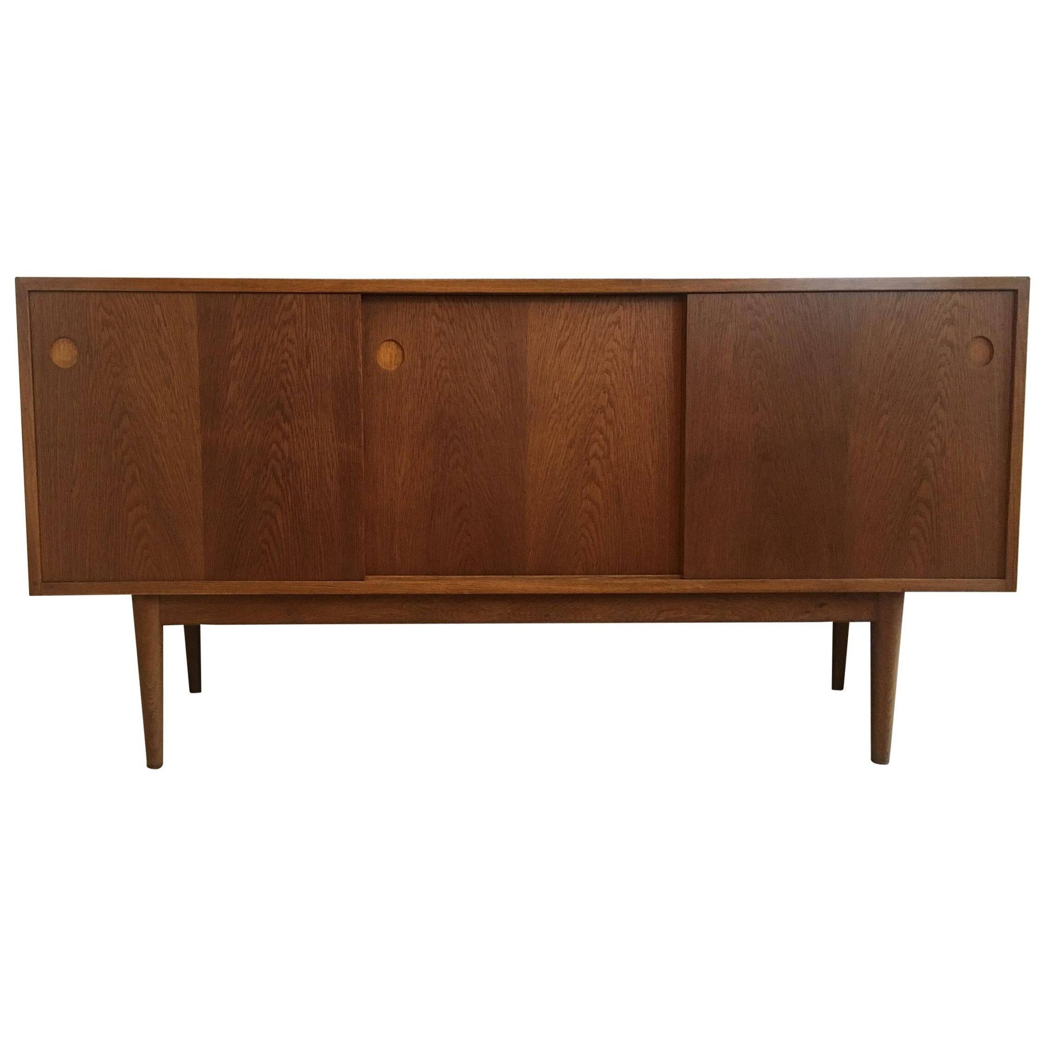 Enfilade moderne scandinave, années 1960 / Chêne massif