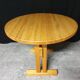 Charlotte Perriand vintage round dining table Les Arcs in pine from the years.