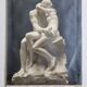 Old silver print, "Rodin's Kiss", 1903, 18 x 24 cm