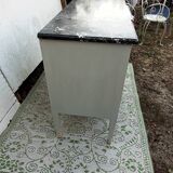 Gray chest of drawers