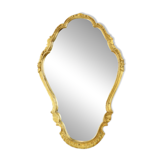 Narrow Baroque Style Mirror Gold Leaf Gilded Classic 60cm