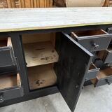 Workshop furniture from the early 20th century.