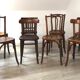Set of 6 chairs bistro mismatched