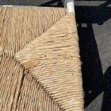 Vintage armchair 1950 wood mulched heater