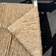 Vintage armchair 1950 wood mulched heater