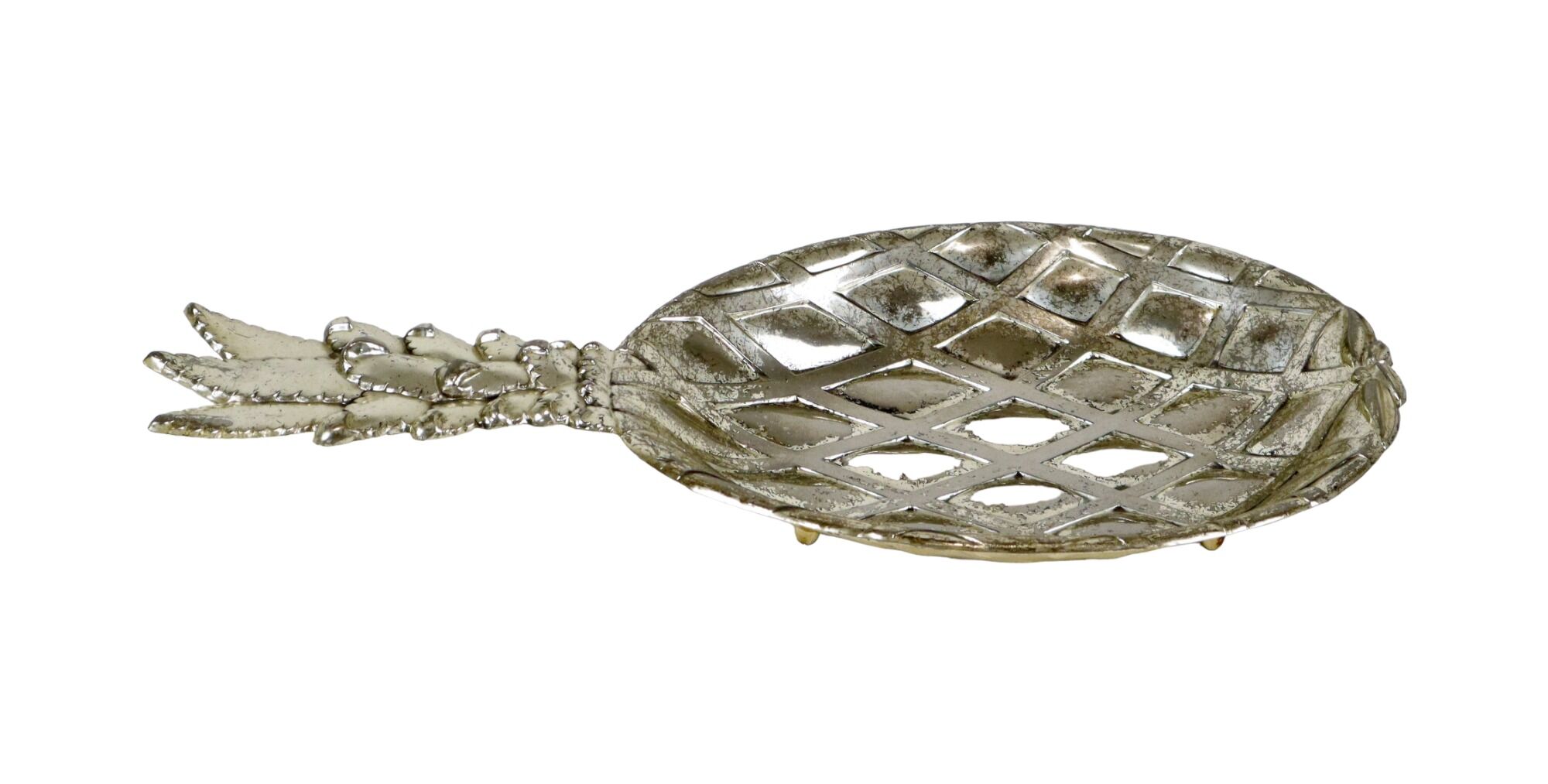 Silver plated metal empty pocket