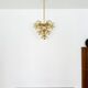 Floral Glass Chandelier