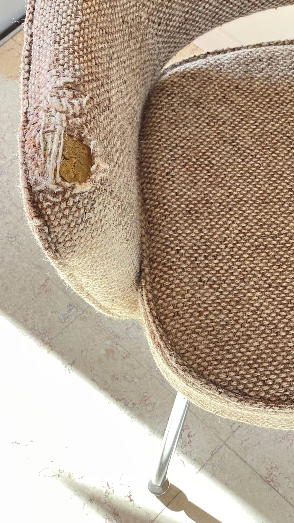 Fauteuil Conférence Eero Saarinen par Knoll années 70