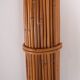 Pair of large "coconut/palm" wall lights in rattan
