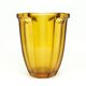 Vase art déco, en verre violet, conçu par R. Schrotter, verrerie Inwald, Tchécoslovaquie, années 1930.