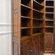 Classic English Corner Bookcase