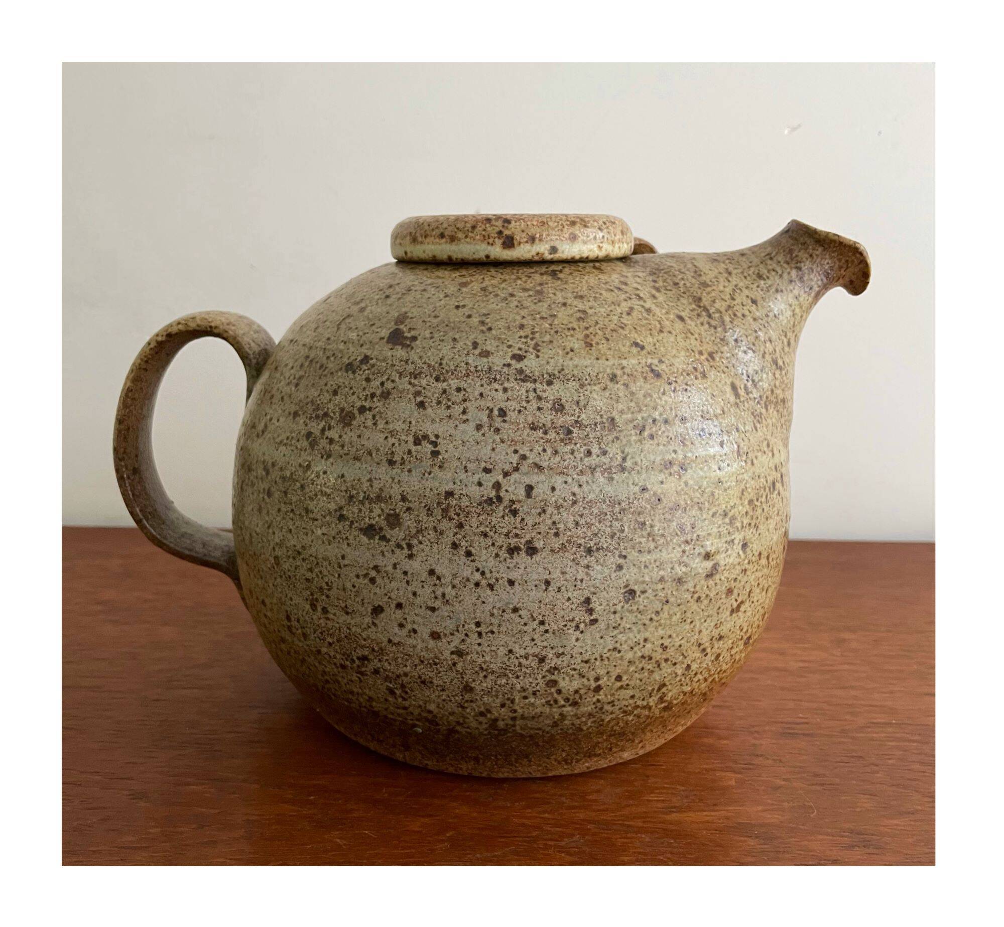 Rare ceramic tea pot (Unica) by Arne Bang, Denmark, 1950s