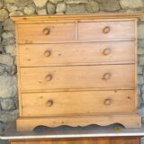 Commode anglaise en pin