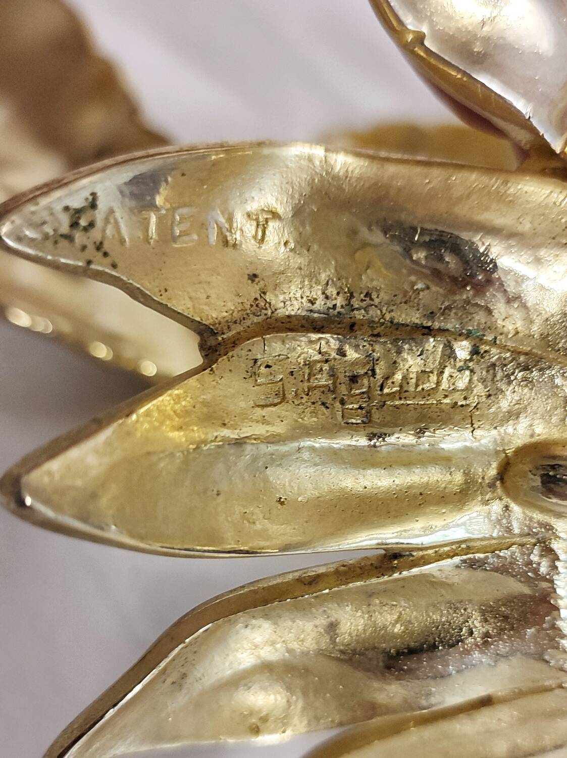 Bronze "sunflower" ashtray. Spain, 1960s.