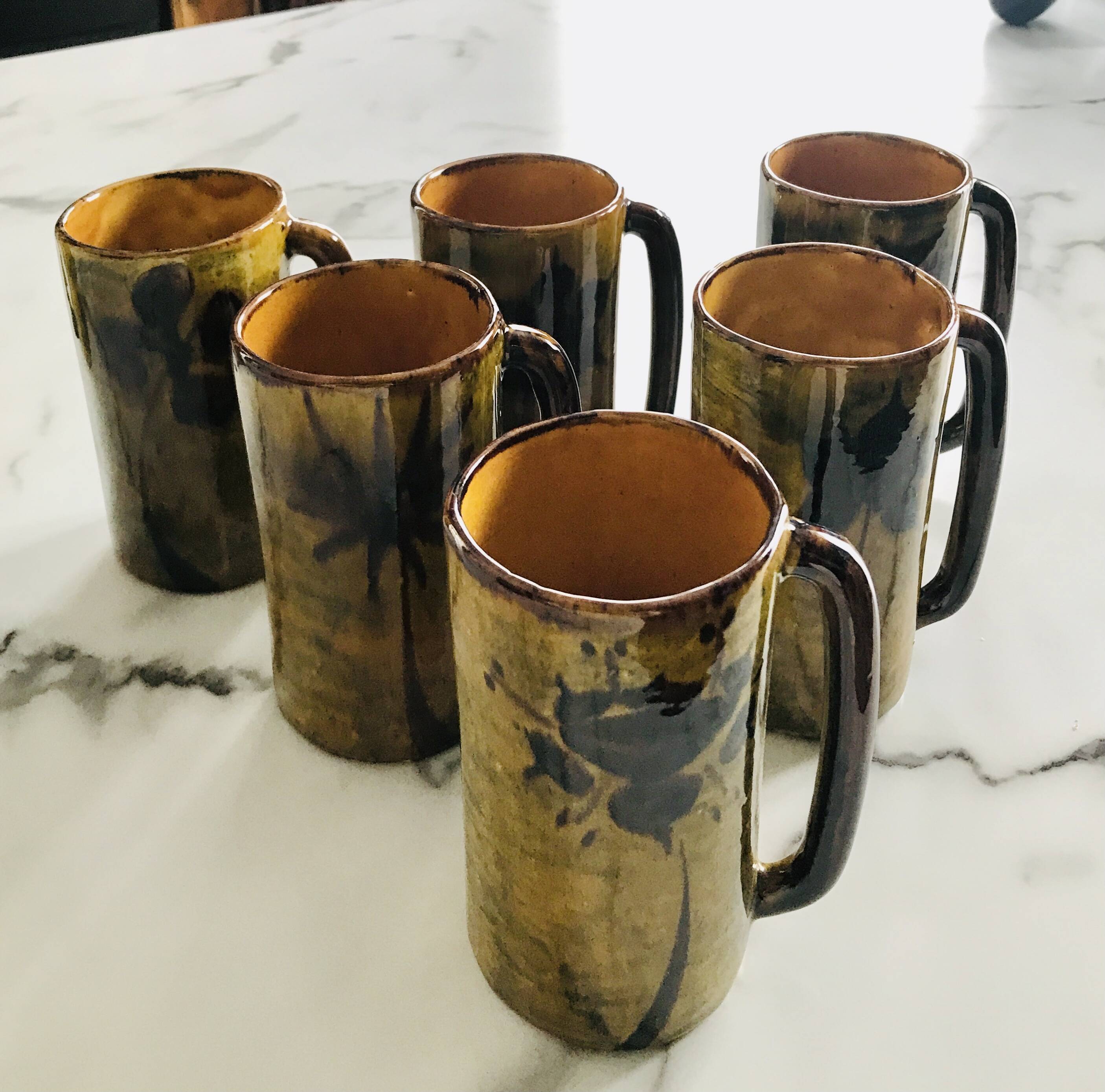 Lanusé Le Castellet drinks service from the 60s