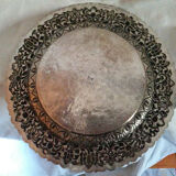 Plat argent massif poincons etranger
