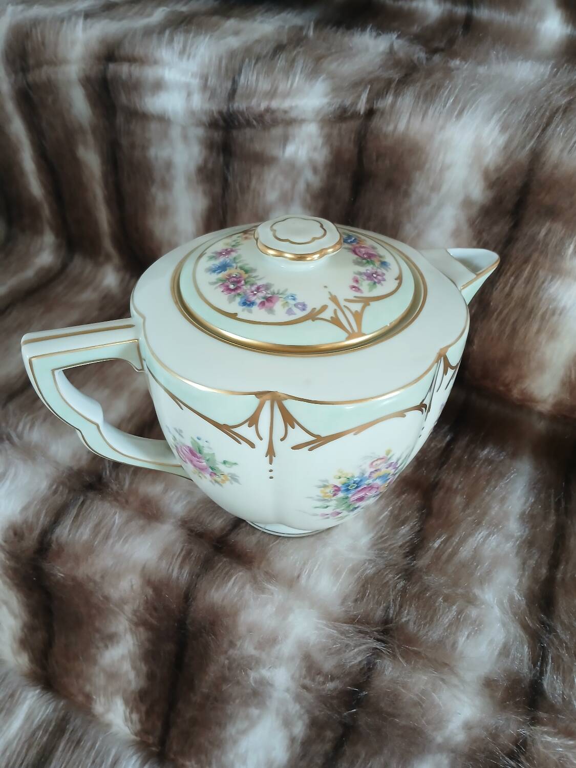 Antique fine porcelain tea set