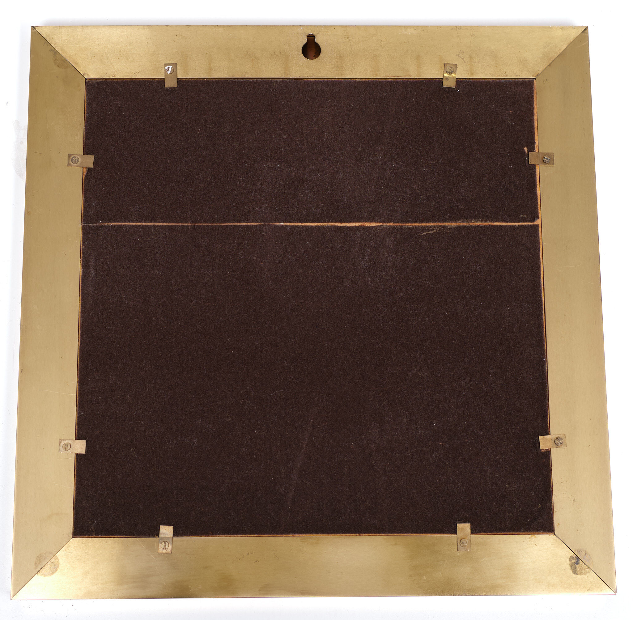 Brass mirror 1970 italy