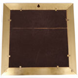 Brass mirror 1970 italy
