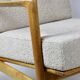 Polish Beige Stefan Oak Armchair, 1970s