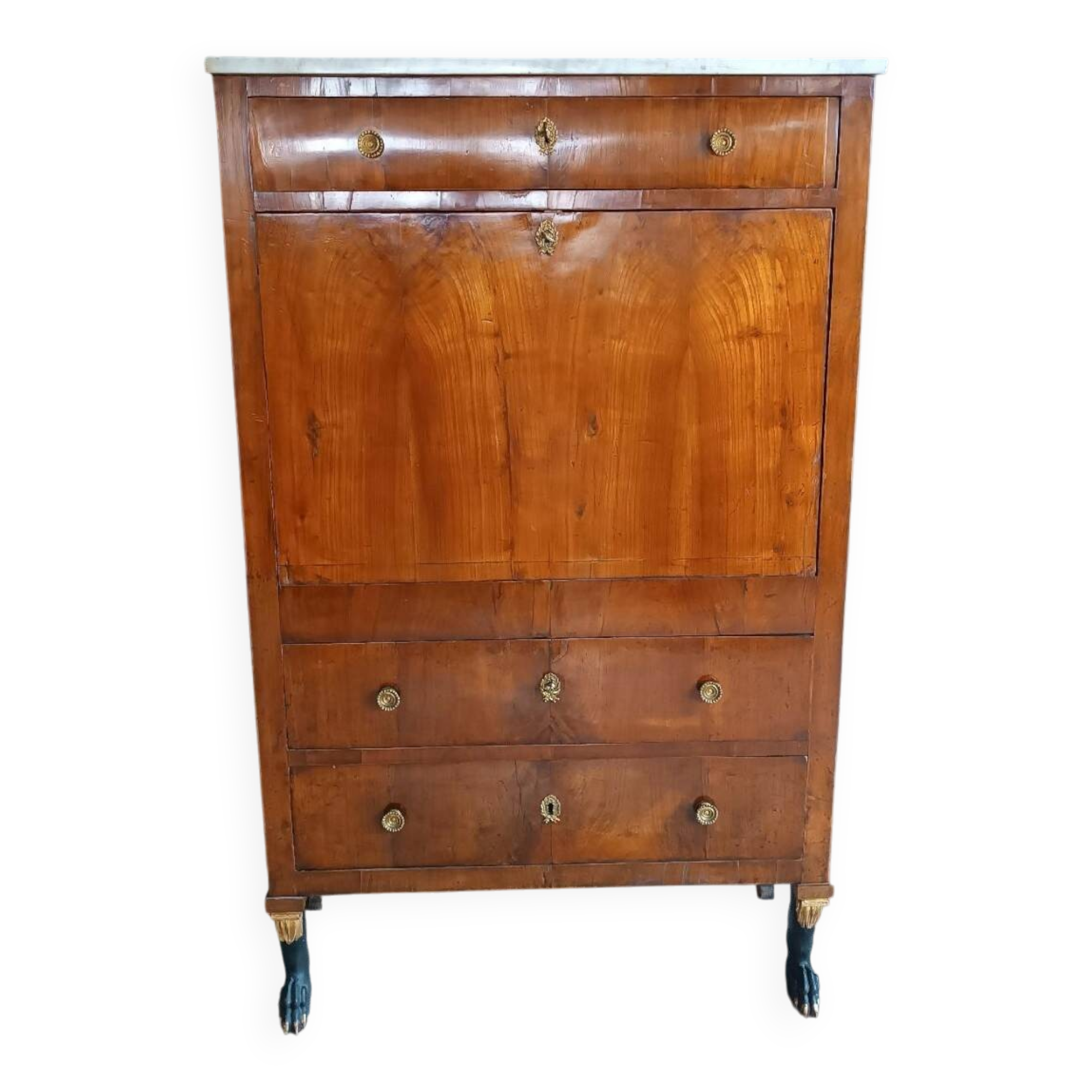 Original early 19th century Empire secretary - Lucca, Tuscany