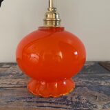 Vintage lamp in orange
