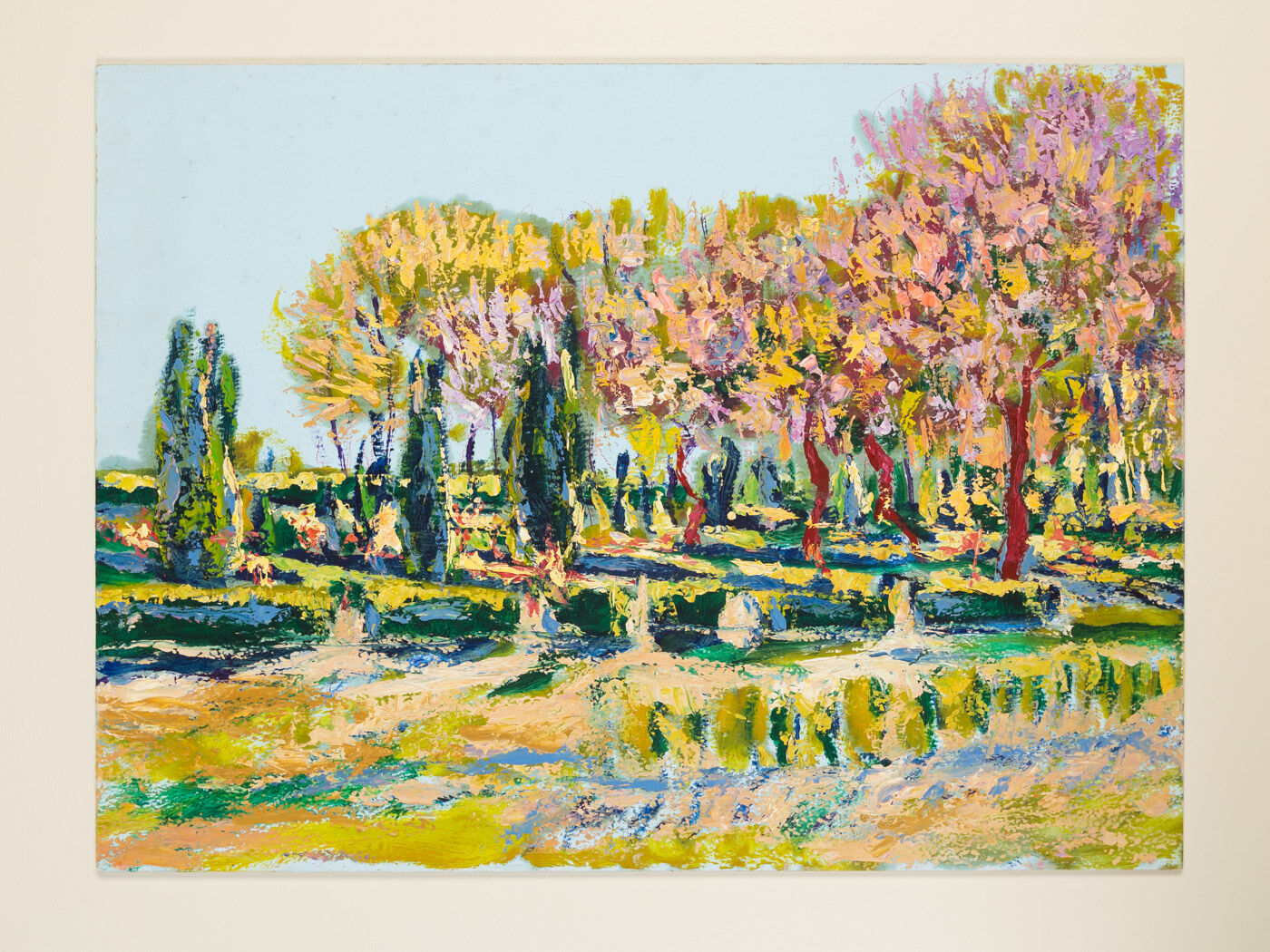 Spring, oil on plate, 87 x 71 cm