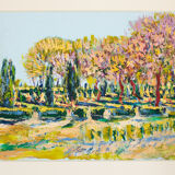 Spring, oil on plate, 87 x 71 cm