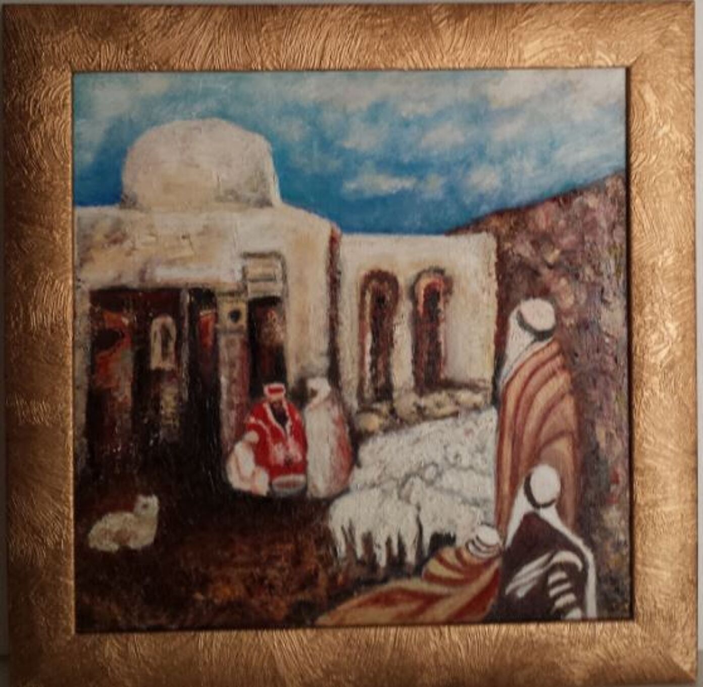 Tableau orientalist les bergers Selency Tableau orientalist les bergers Selency