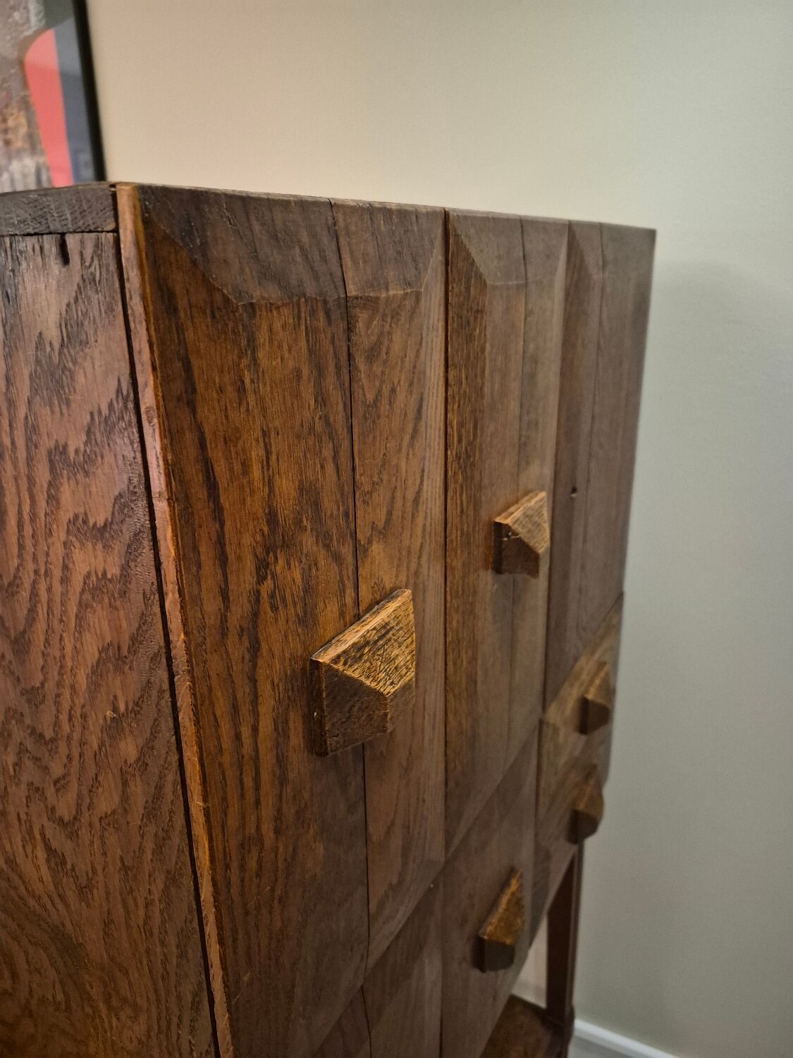 Secretary cabinet from the Art Deco period.