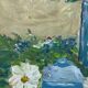 Oil painting on canvas, bouquet of flowers