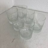 Lot 5 verres cristal ancien