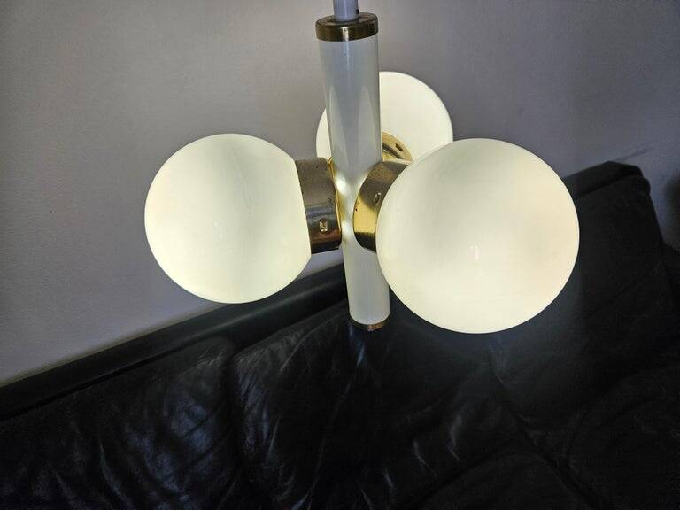 Rare Midcentury Space Age Chandelier Sputnik, Italy, 1970s