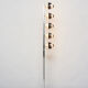Space age rotating column with 5 lights