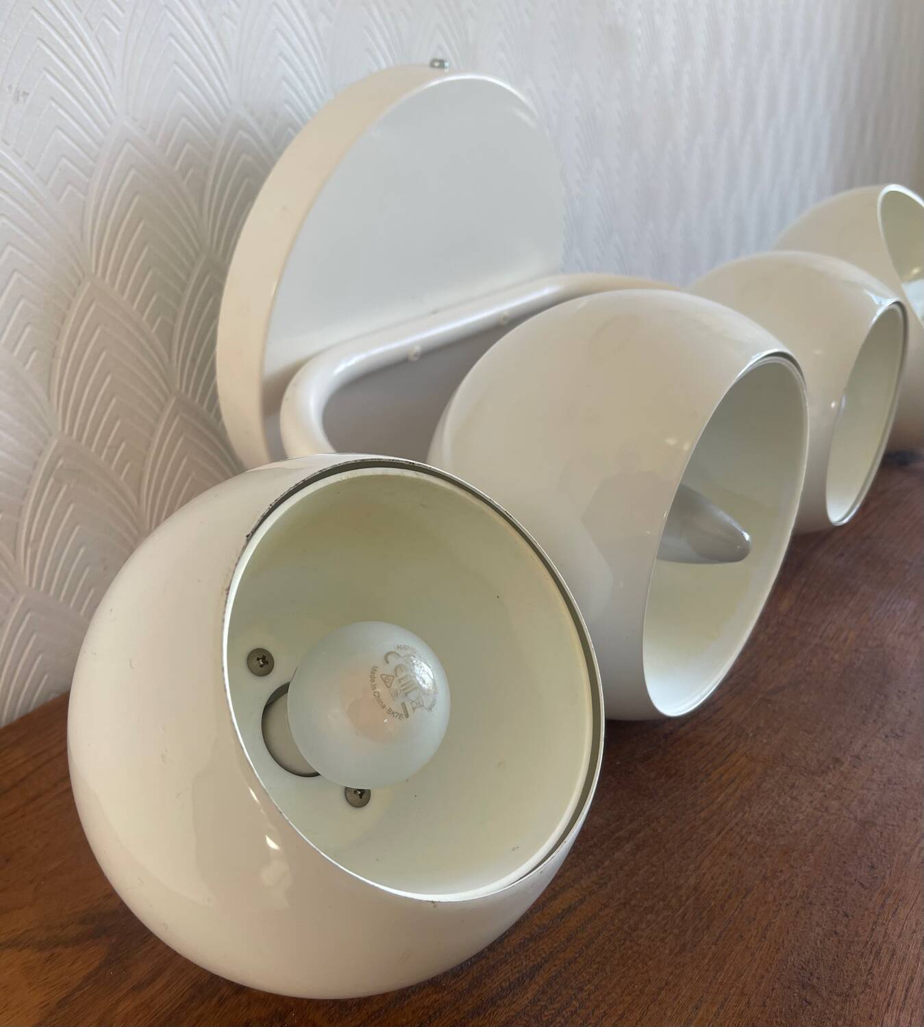 Space Age ceiling light, 1980-90