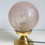 Deveau vintage globe table lamp