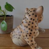 Tijger beeldje, vintage, céramique et handbeschilderd