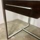 Metal and rosewood desk by Claude Gaillard for Ligne Roset 70'S