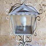 Wrought iron floor lamp