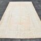Pale Blush Vintage Area Rug, 182x304 Cm Faded Wool Carpet, 182x304 Cm